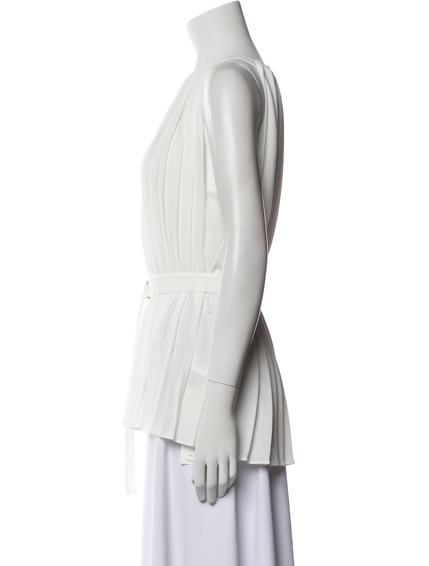 3.1 Phillip Lim Crew Neck Sleeveless Blouse