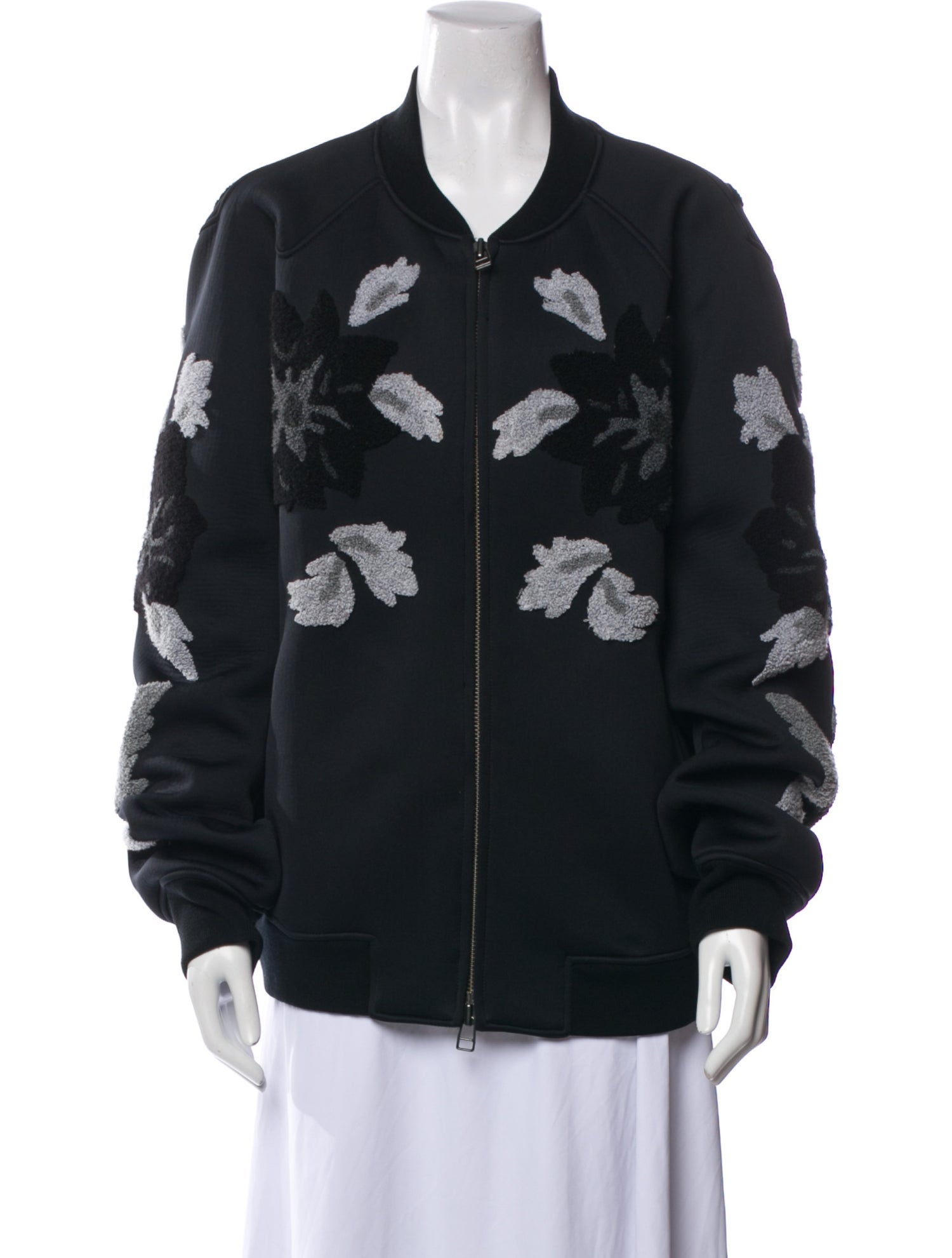 3.1 Phillip Lim Floral Print Bomber Jacket