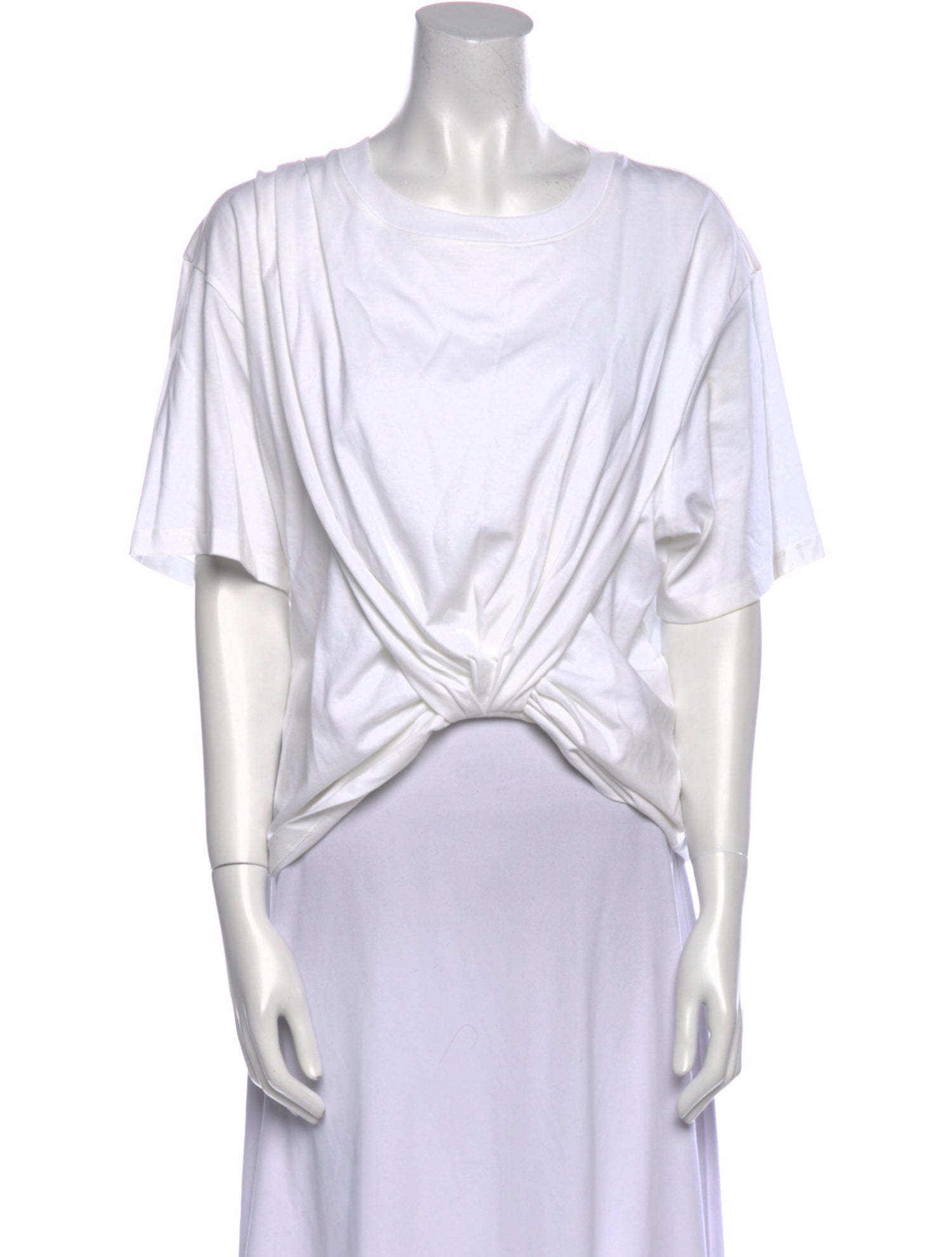 3.1 Phillip Lim Cowl Neck Short Sleeve T-Shirt