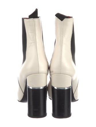 3.1 Phillip Lim Leather Colorblock Pattern Chelsea Boots