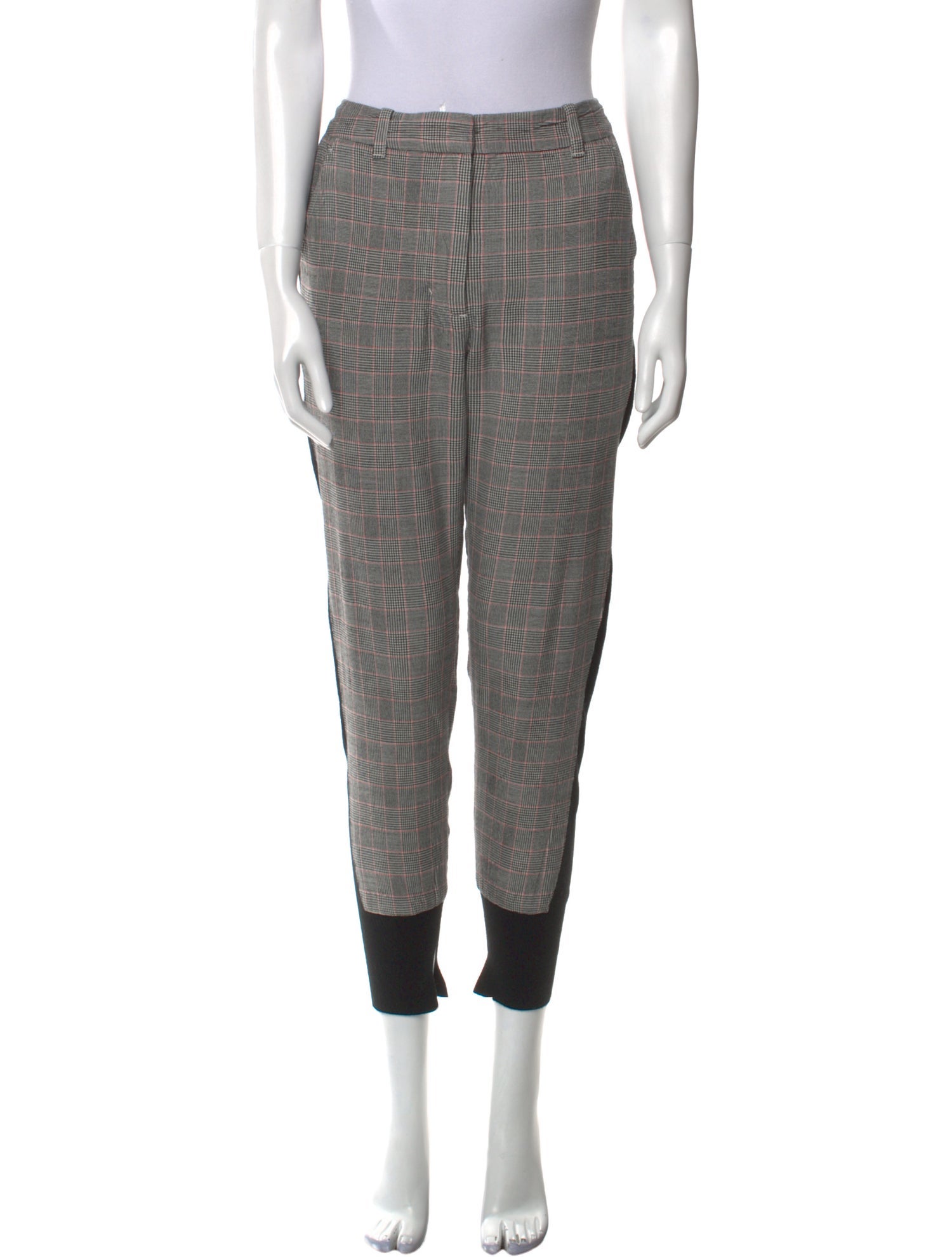3.1 Phillip Lim Plaid Print Skinny Leg Pants