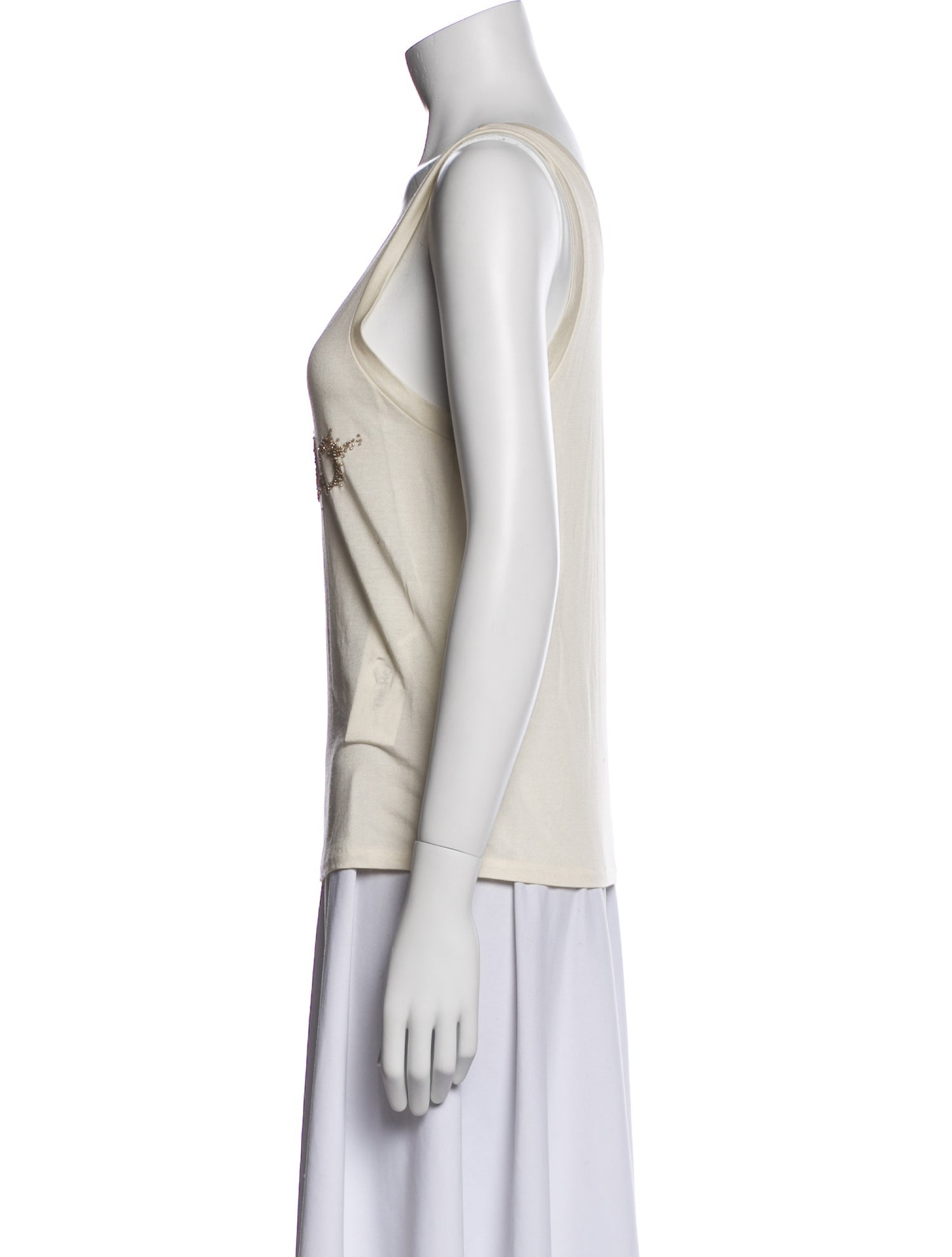 3.1 Phillip Lim Graphic Print Scoop Neck Top