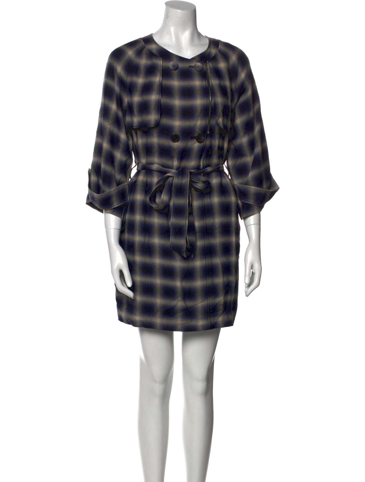 3.1 Phillip Lim Plaid Print Mini Dress