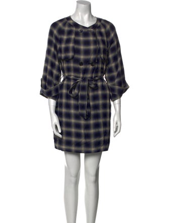 3.1 Phillip Lim Plaid Print Mini Dress