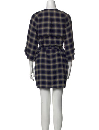 3.1 Phillip Lim Plaid Print Mini Dress