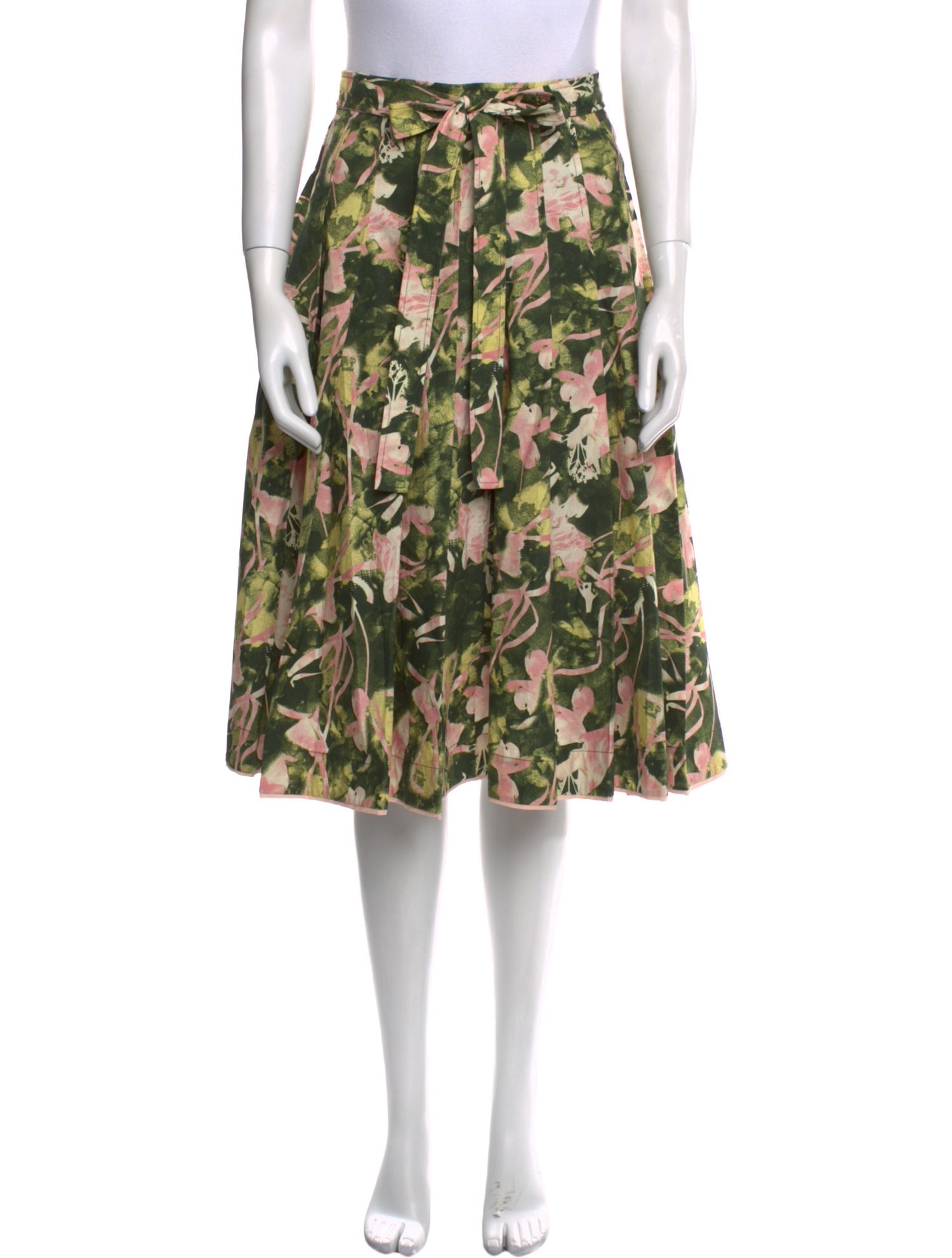 3.1 Phillip Lim Floral Print Knee-Length Skirt