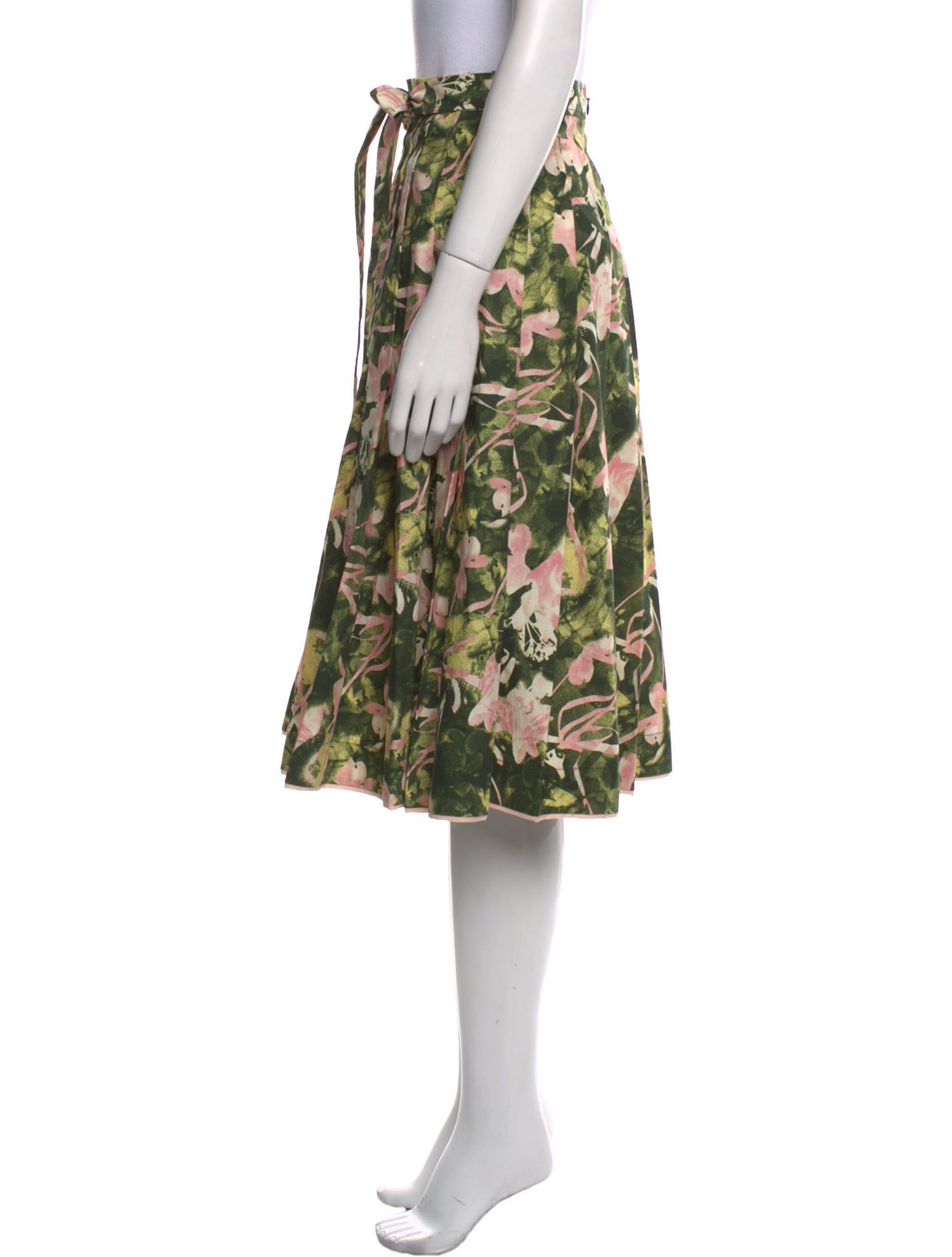 3.1 Phillip Lim Floral Print Knee-Length Skirt