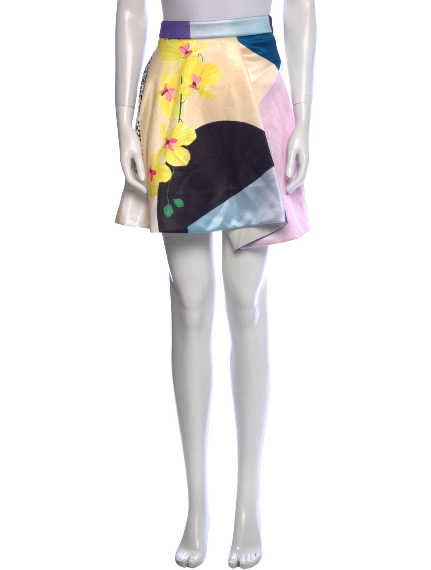 3.1 Phillip Lim Floral Print Knee-Length Skirt