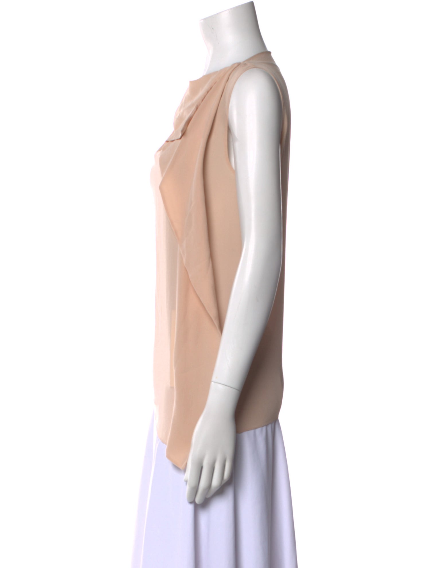 3.1 Phillip Lim Silk Cowl Neck Top