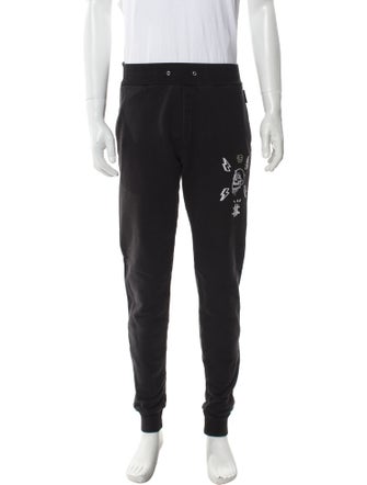 3.1 Phillip Lim Graphic Print Embroidered Accent Lounge Bottoms