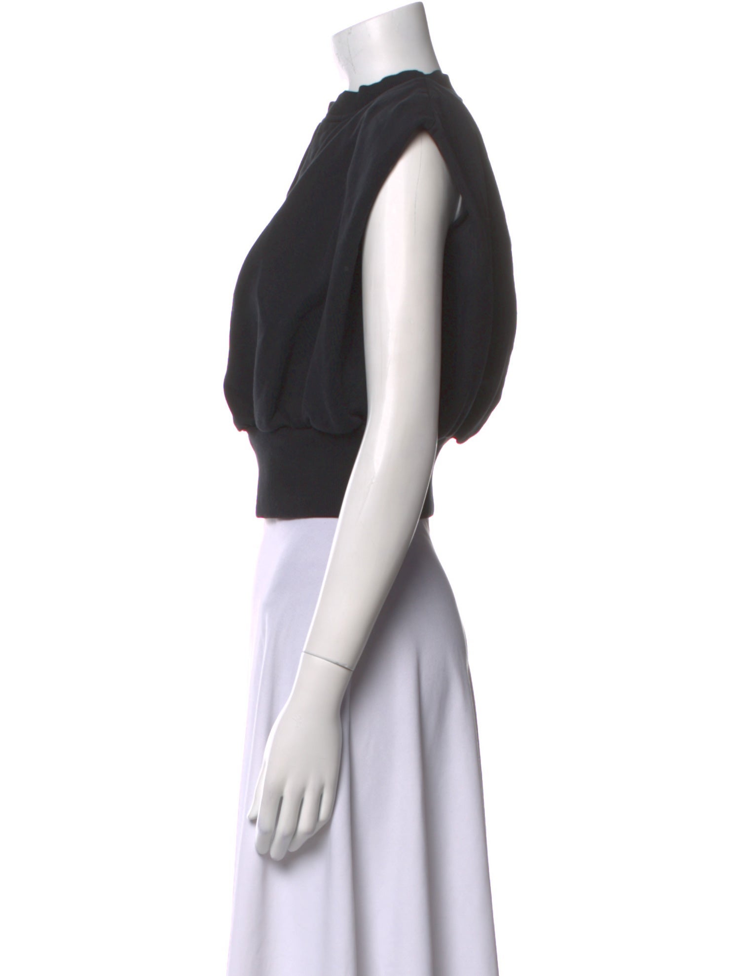 3.1 Phillip Lim V-Neck Sleeveless Crop Top