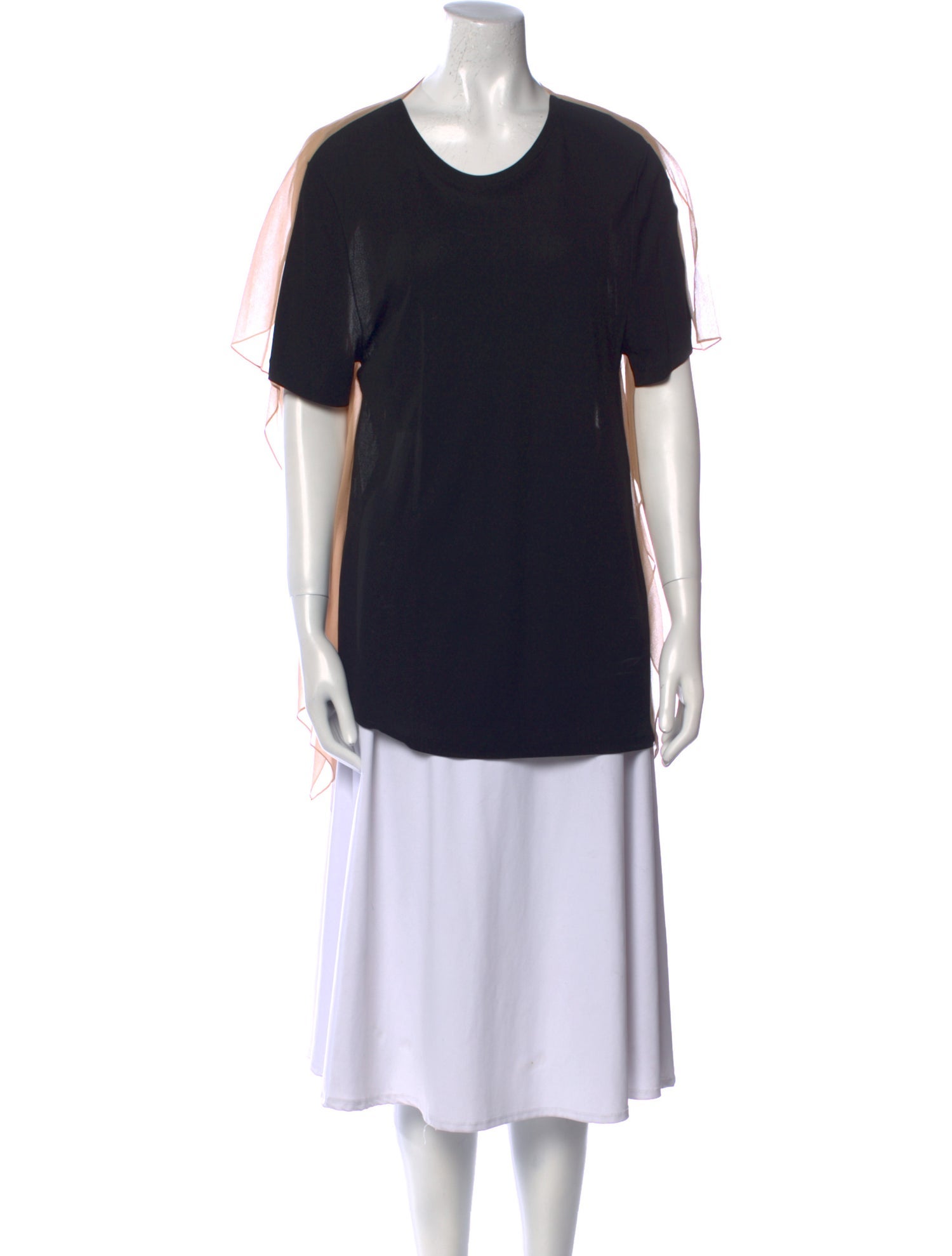 3.1 Phillip Lim Scoop Neck Short Sleeve T-Shirt