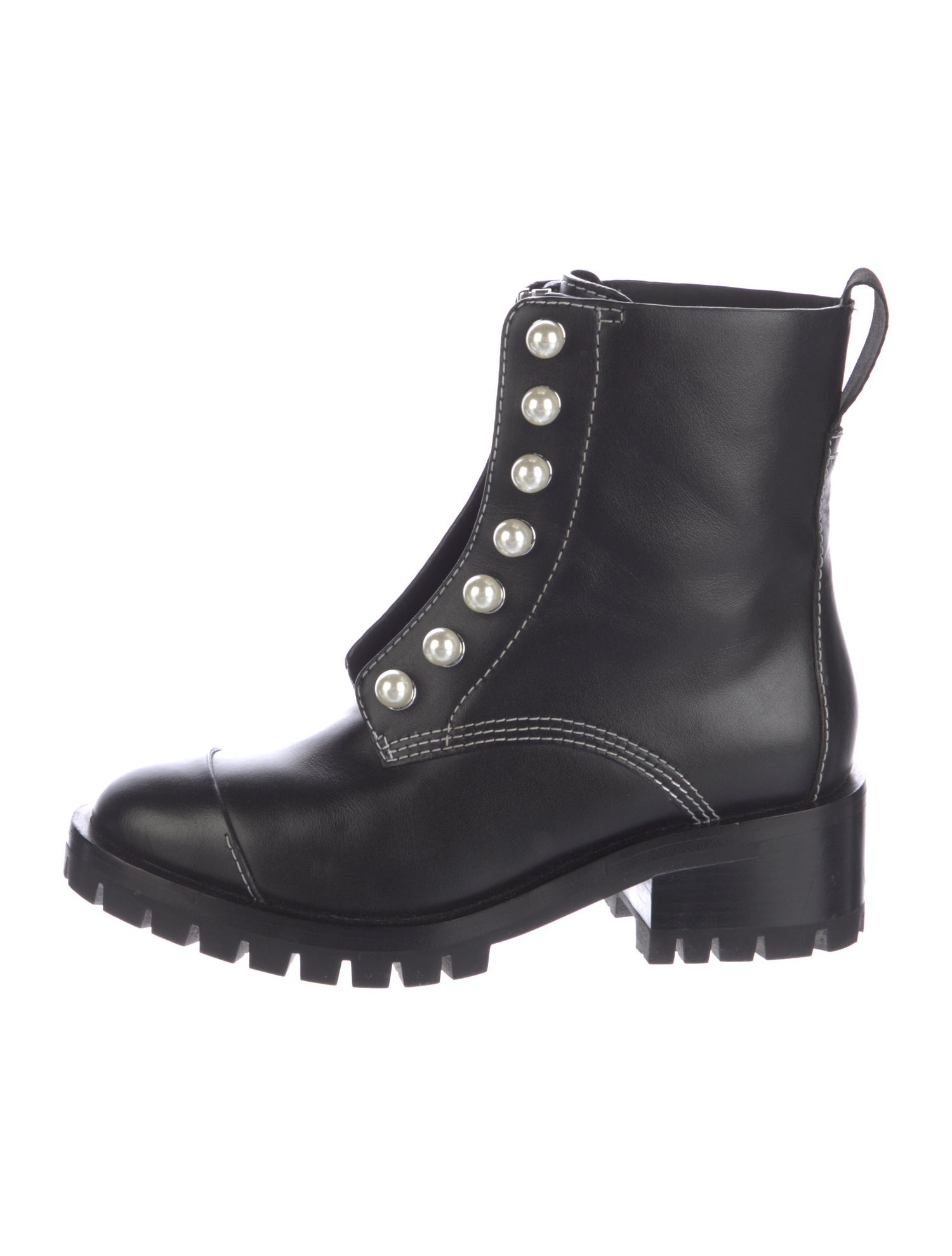3.1 Phillip Lim Leather Combat Boots