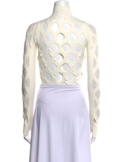 3.1 Phillip Lim Printed Mock Neck Crop Top