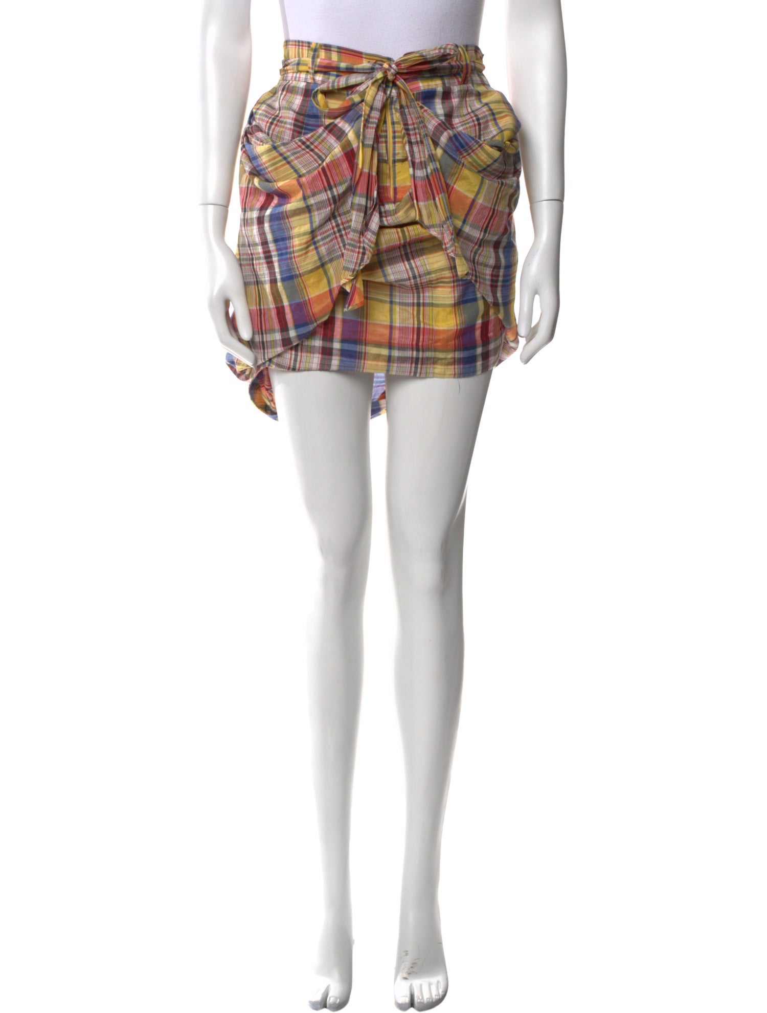 3.1 Phillip Lim Plaid Print Knee-Length Skirt