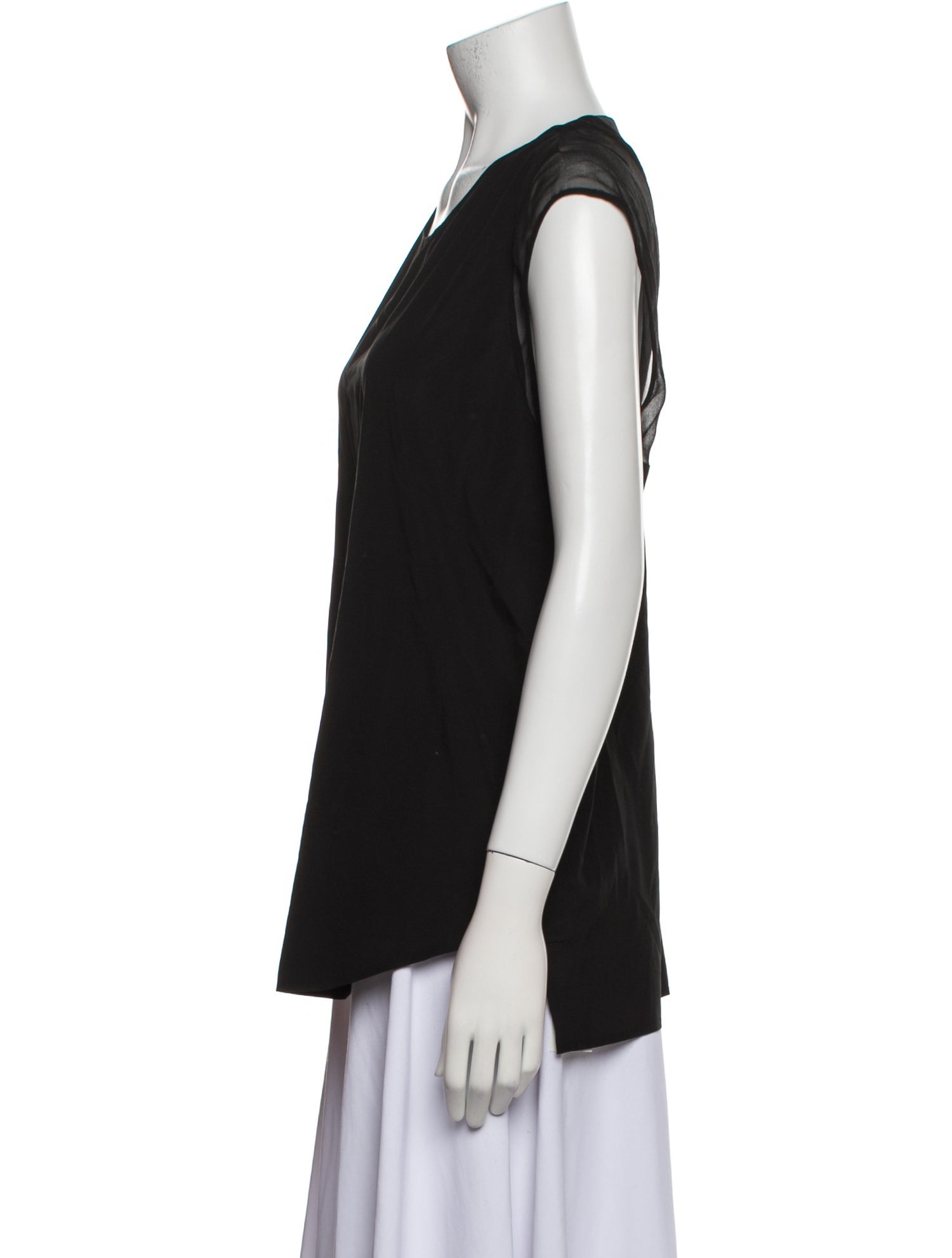 3.1 Phillip Lim Silk Scoop Neck Top