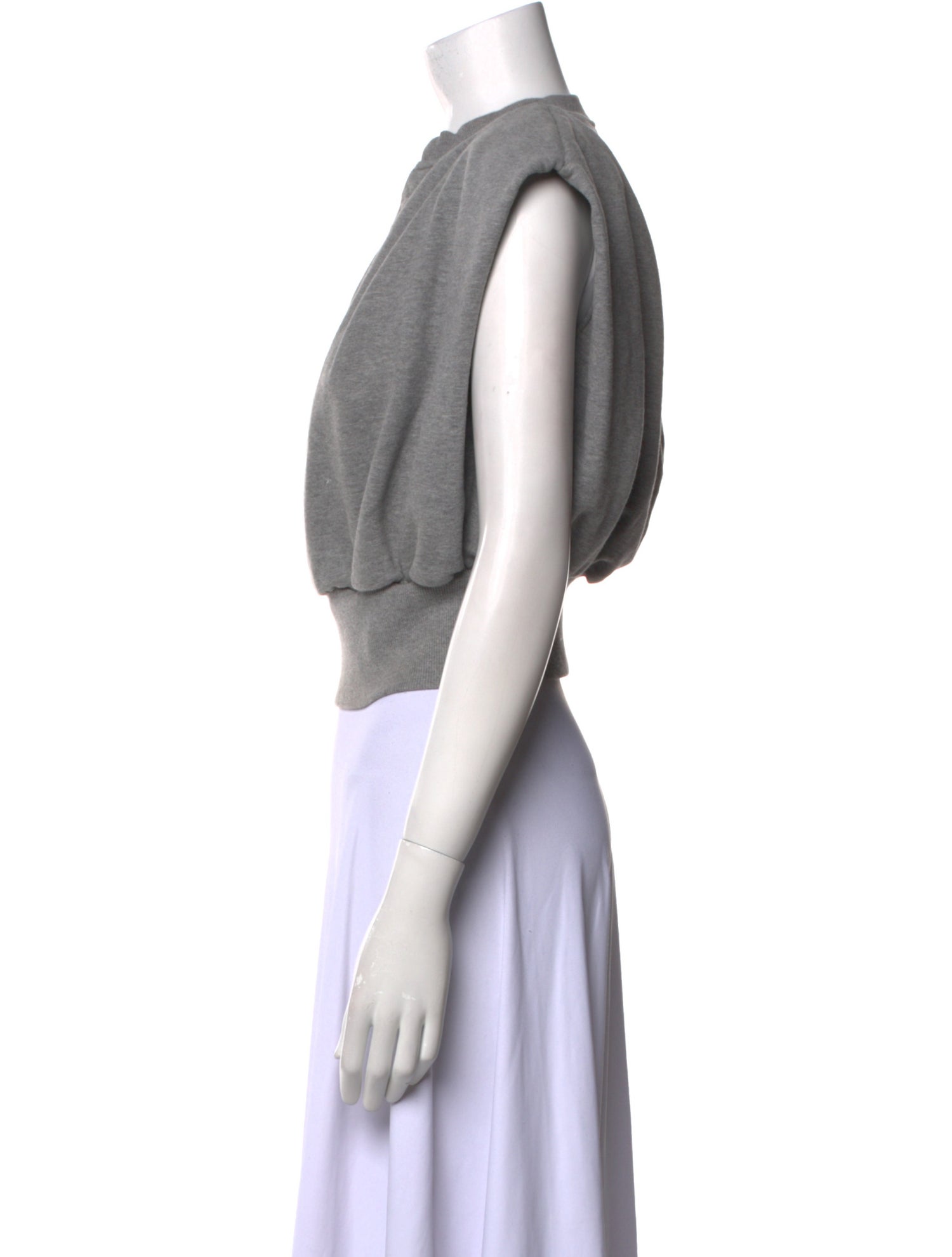 3.1 Phillip Lim V-Neck Short Sleeve Crop Top