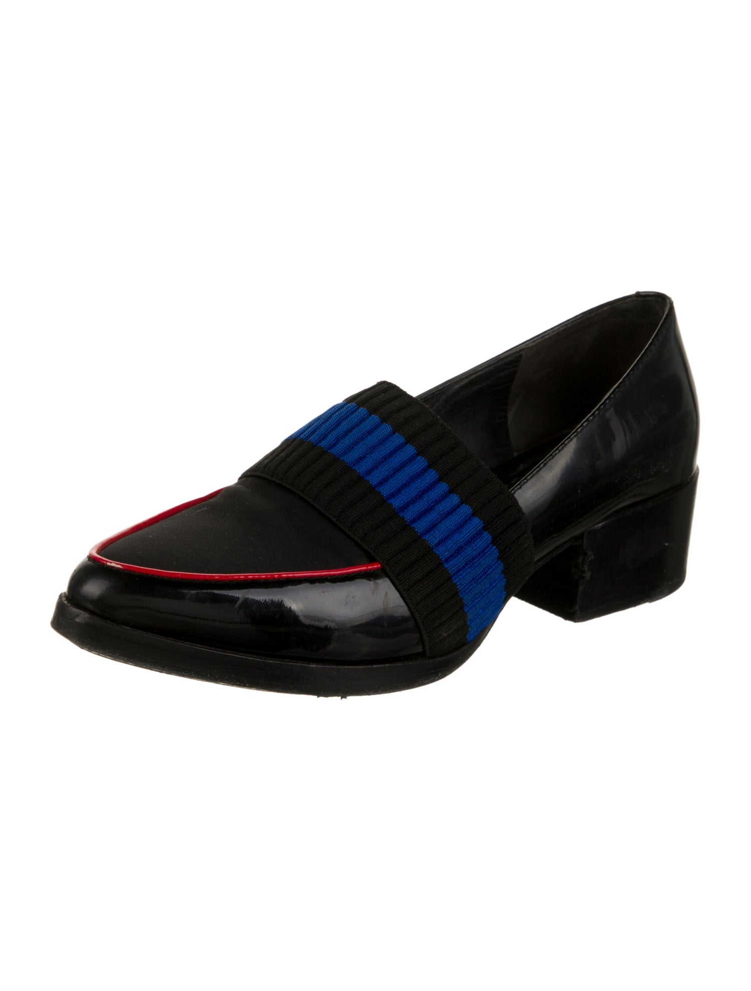 3.1 Phillip Lim Patent Leather Printed Loafers