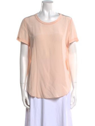 3.1 Phillip Lim Silk Crew Neck T-Shirt