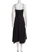 3.1 Phillip Lim Square Neckline Midi Length Dress