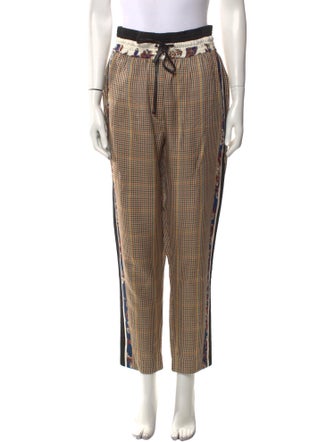 3.1 Phillip Lim Plaid Print Straight Leg Pants