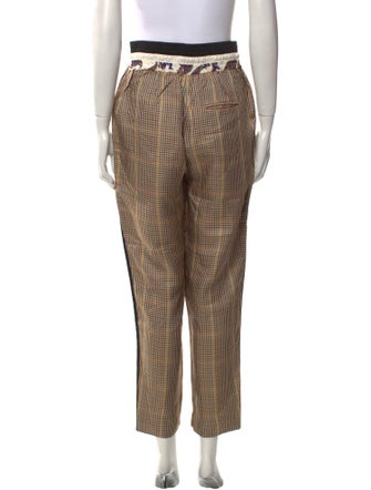 3.1 Phillip Lim Plaid Print Straight Leg Pants