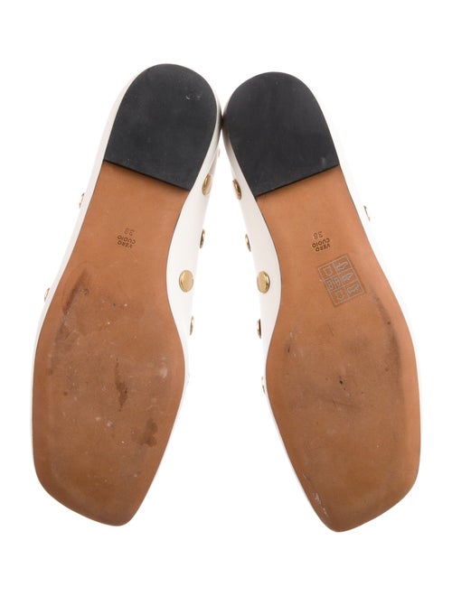 3.1 Phillip Lim Leather Studded Accents Ballet Flats