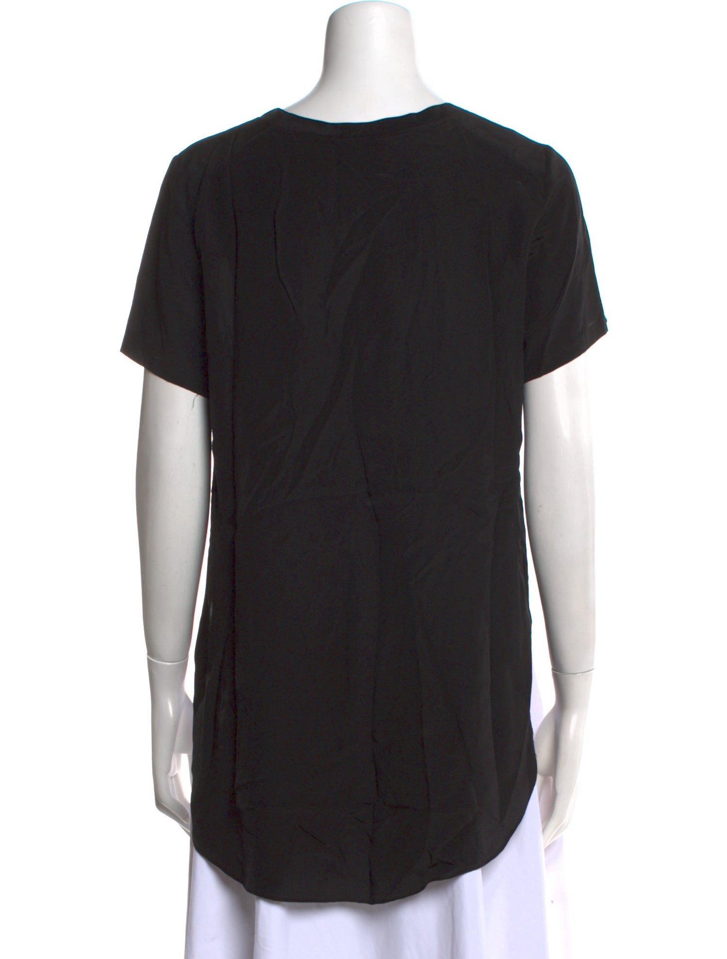 3.1 Phillip Lim Silk Crew Neck T-Shirt