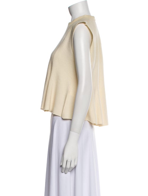 3.1 Phillip Lim Wool Mock Neck Crop Top