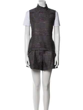 3.1 Phillip Lim Lace Pattern Skirt Set