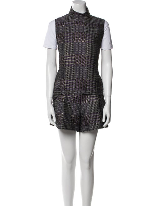 3.1 Phillip Lim Lace Pattern Skirt Set