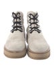 3.1 Phillip Lim Suede Combat Boots