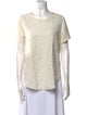 3.1 Phillip Lim Silk Scoop Neck T-Shirt