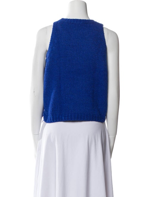 3.1 Phillip Lim Crew Neck Sleeveless Crop Top