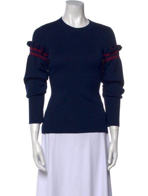 3.1 Phillip Lim Crew Neck Three-Quarter Sleeve Sweatshirt
