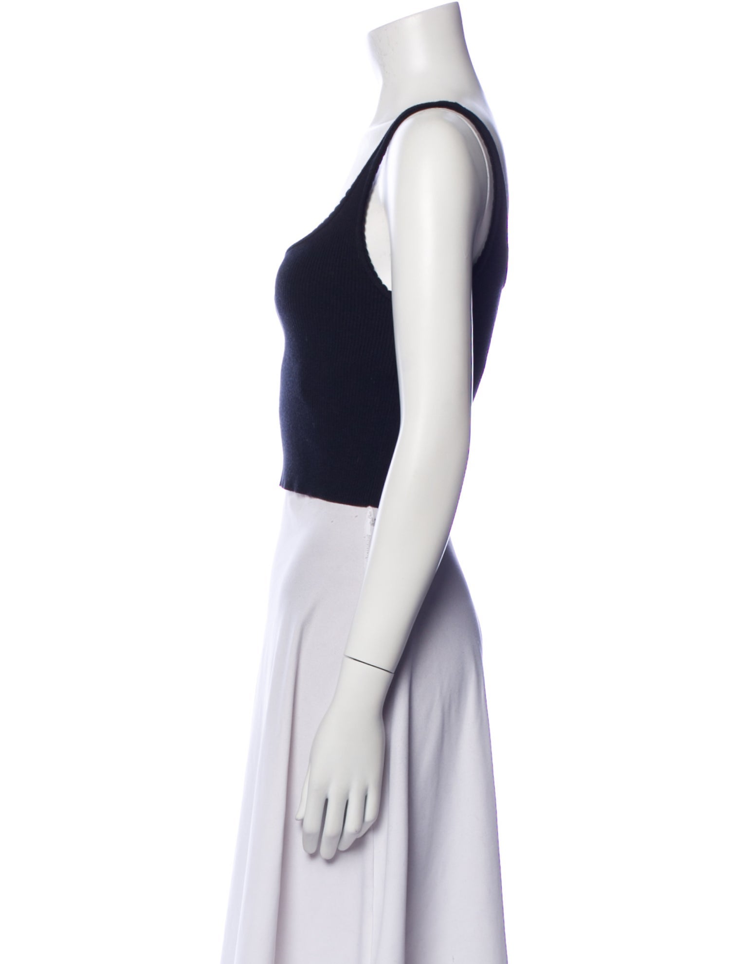 3.1 Phillip Lim Wool Scoop Neck Crop Top w/ Tags