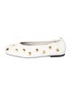3.1 Phillip Lim Leather Studded Accents Ballet Flats