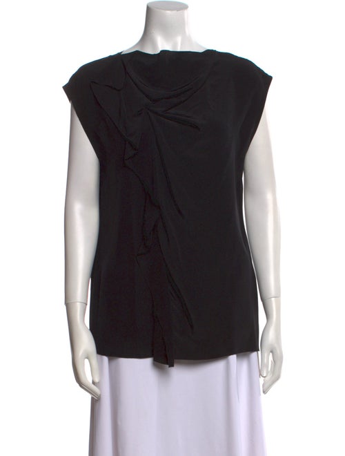 3.1 Phillip Lim Silk Bateau Neckline Blouse