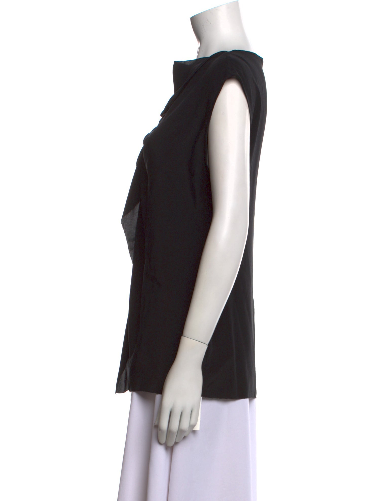 3.1 Phillip Lim Silk Bateau Neckline Blouse