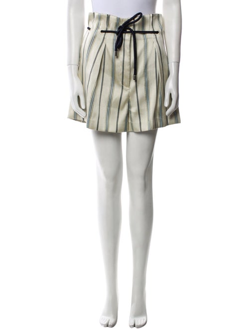 3.1 Phillip Lim Striped Mini Shorts