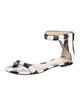 3.1 Phillip Lim Patent Leather Printed Gladiator Sandals