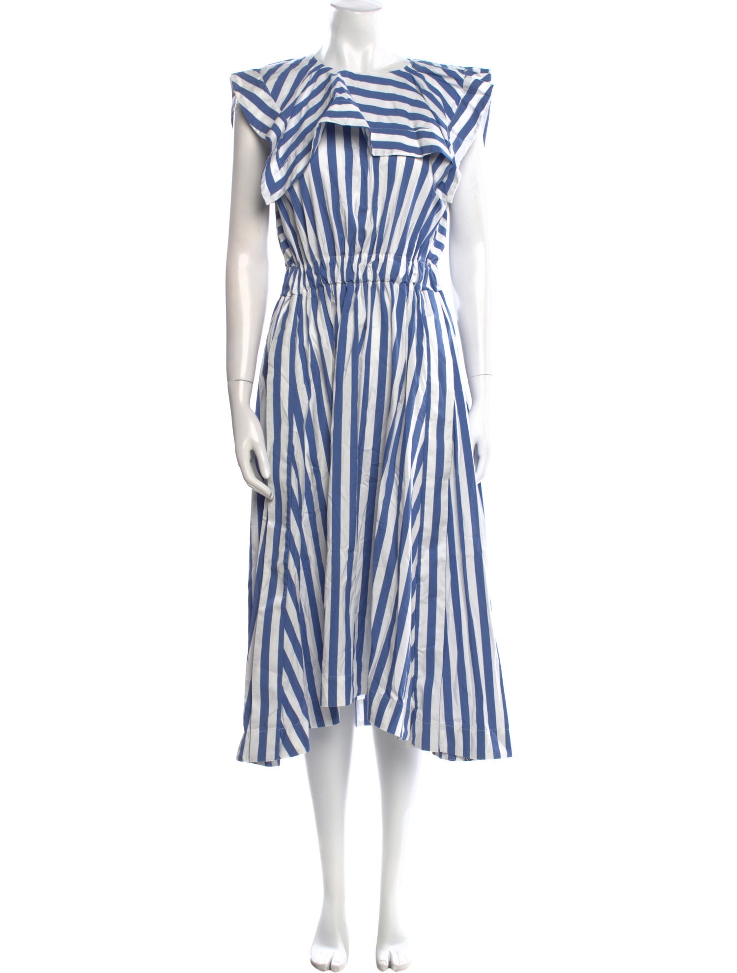 3.1 Phillip Lim Striped Midi Length Dress