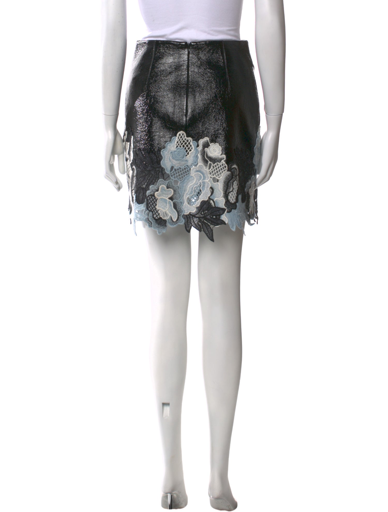 3.1 Phillip Lim Embroidered Accent Mini Skirt