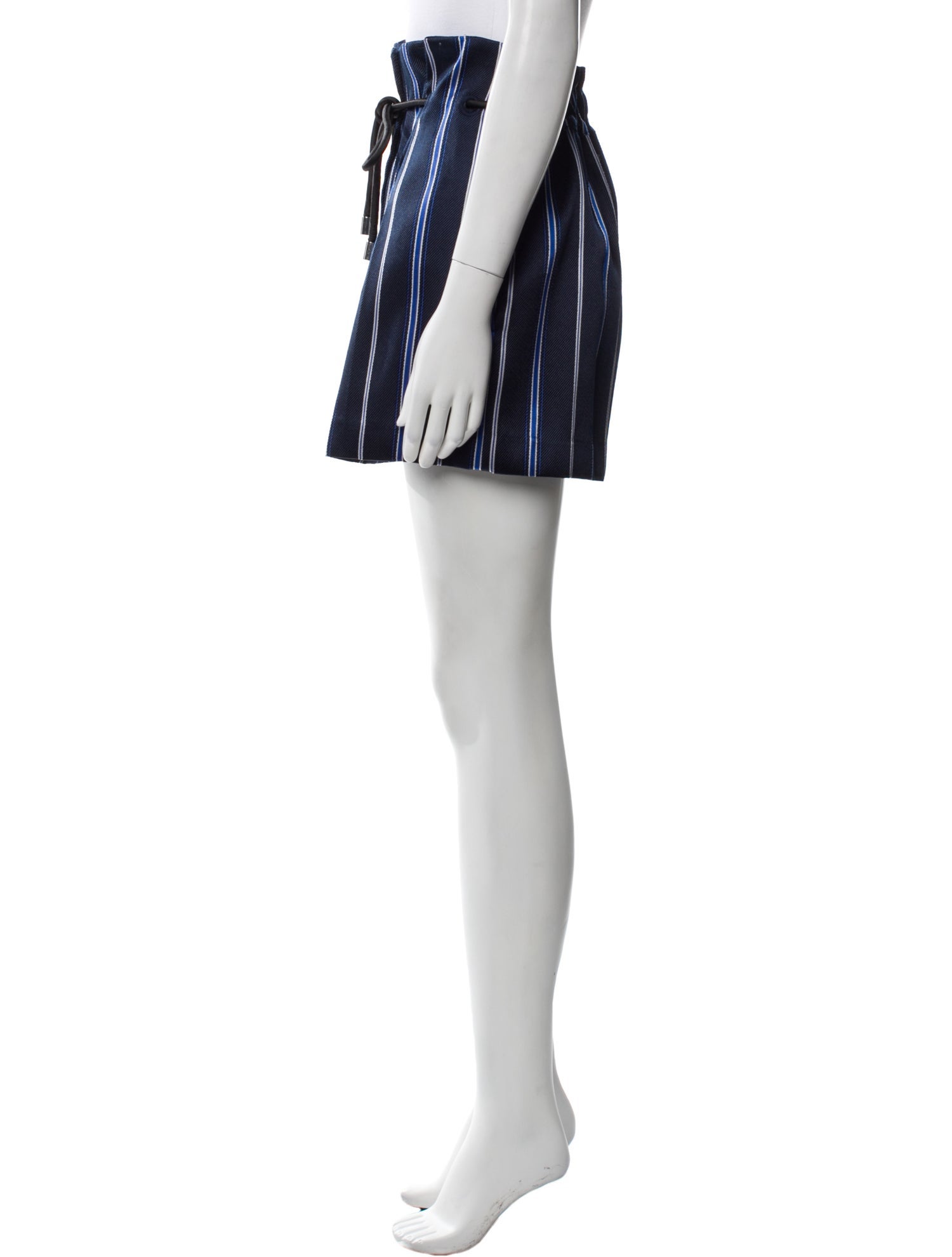 3.1 Phillip Lim Striped Mini Shorts