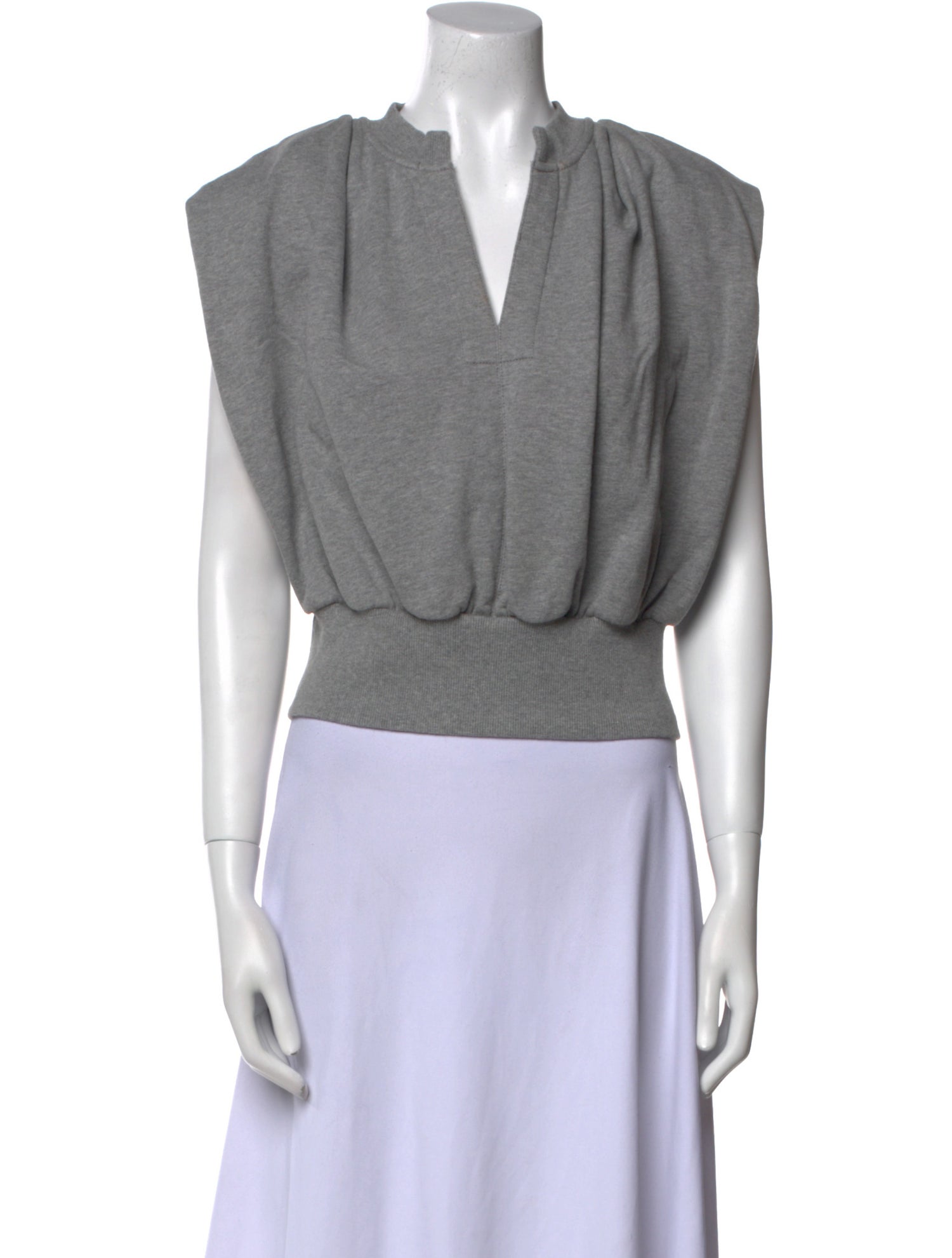 3.1 Phillip Lim V-Neck Sleeveless Crop Top