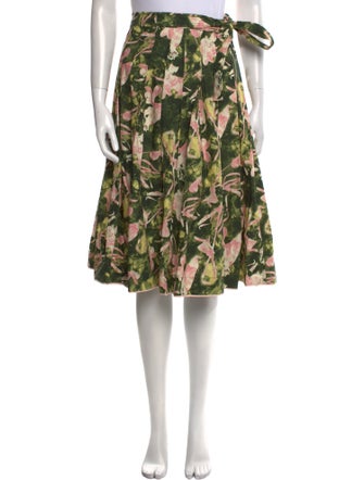 3.1 Phillip Lim Floral Print Knee-Length Skirt