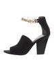 3.1 Phillip Lim Suede Chain-Link Accents D'Orsay Pumps