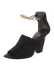 3.1 Phillip Lim Suede Chain-Link Accents D'Orsay Pumps
