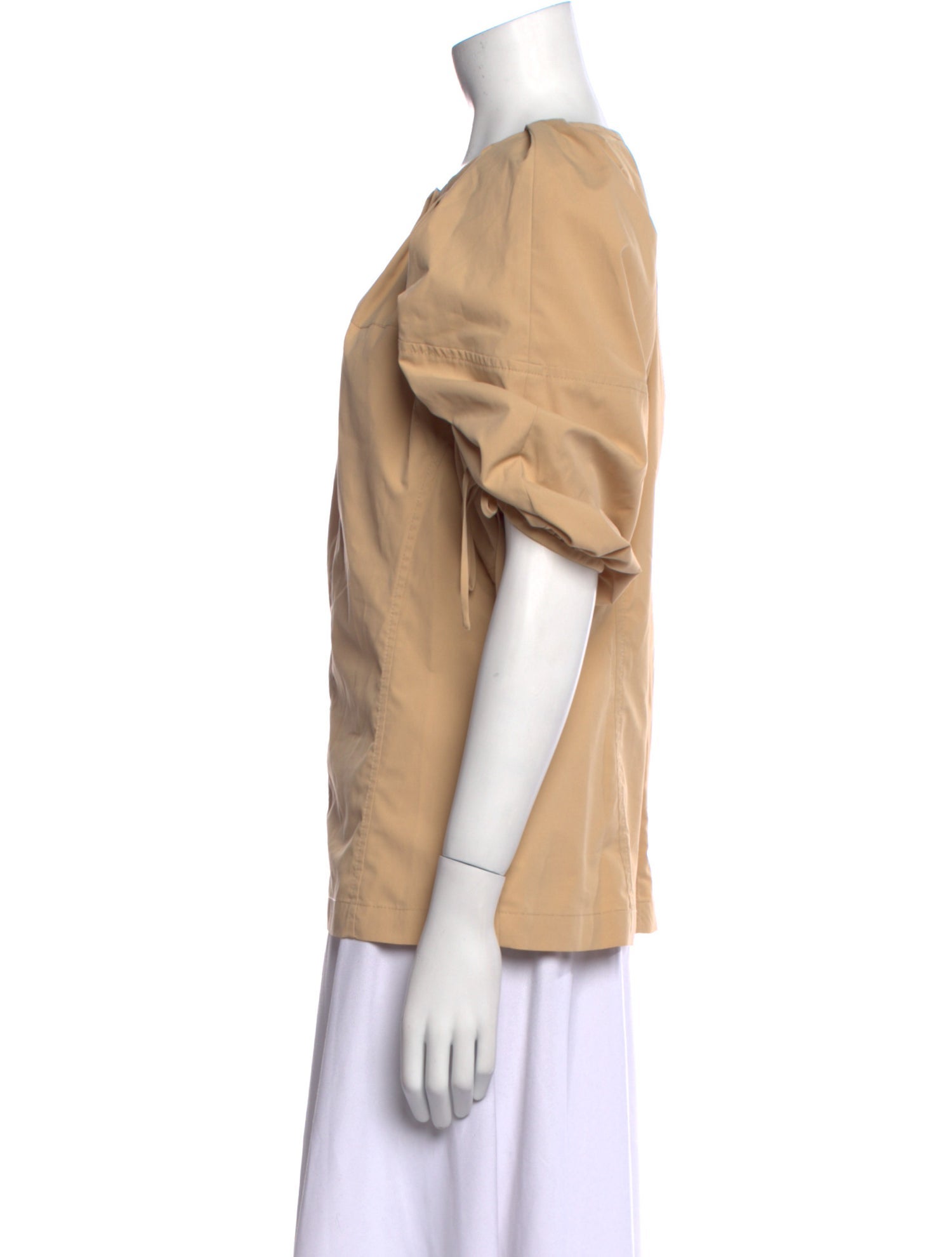 3.1 Phillip Lim Scoop Neck Short Sleeve Blouse