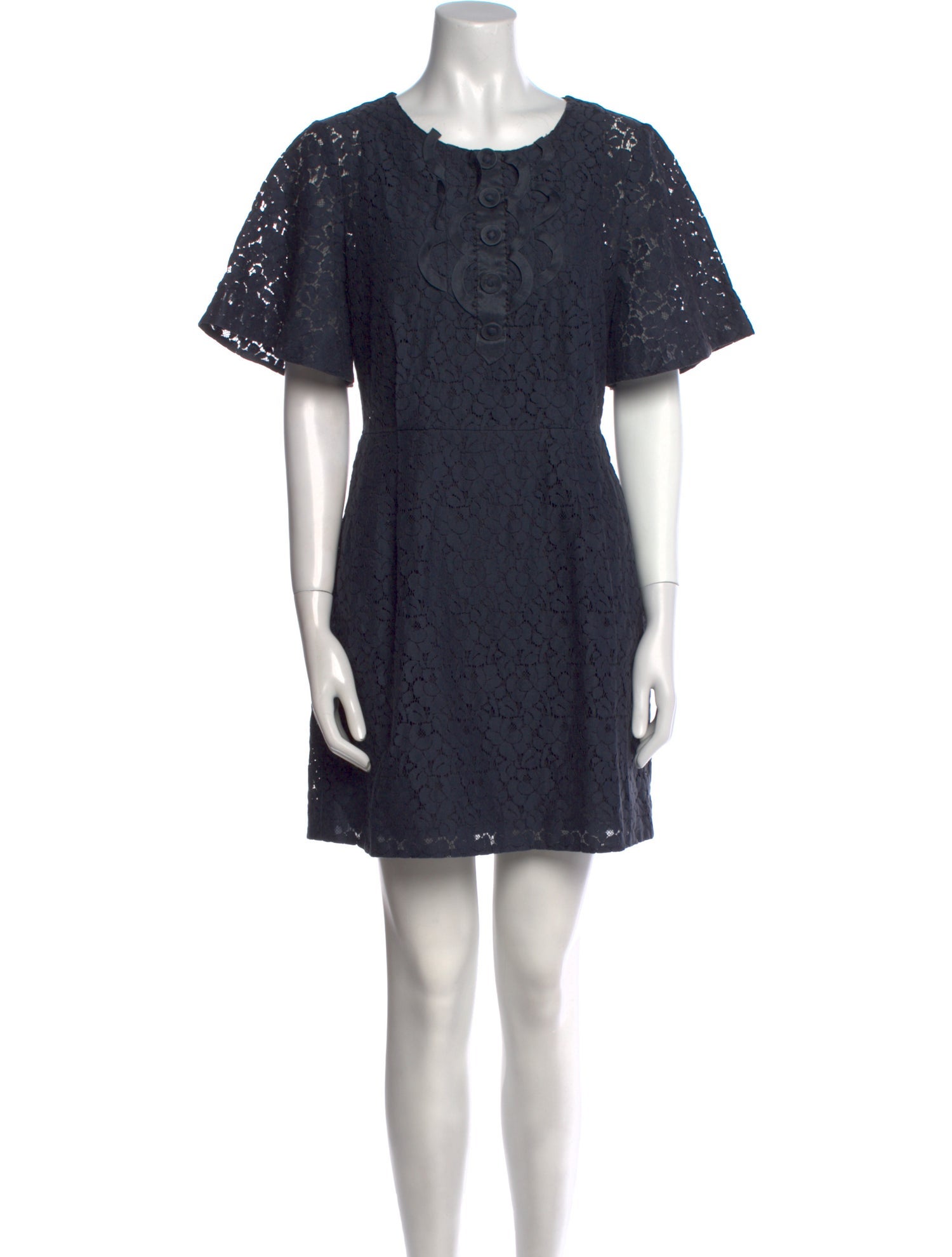 3.1 Phillip Lim Lace Pattern Mini Dress